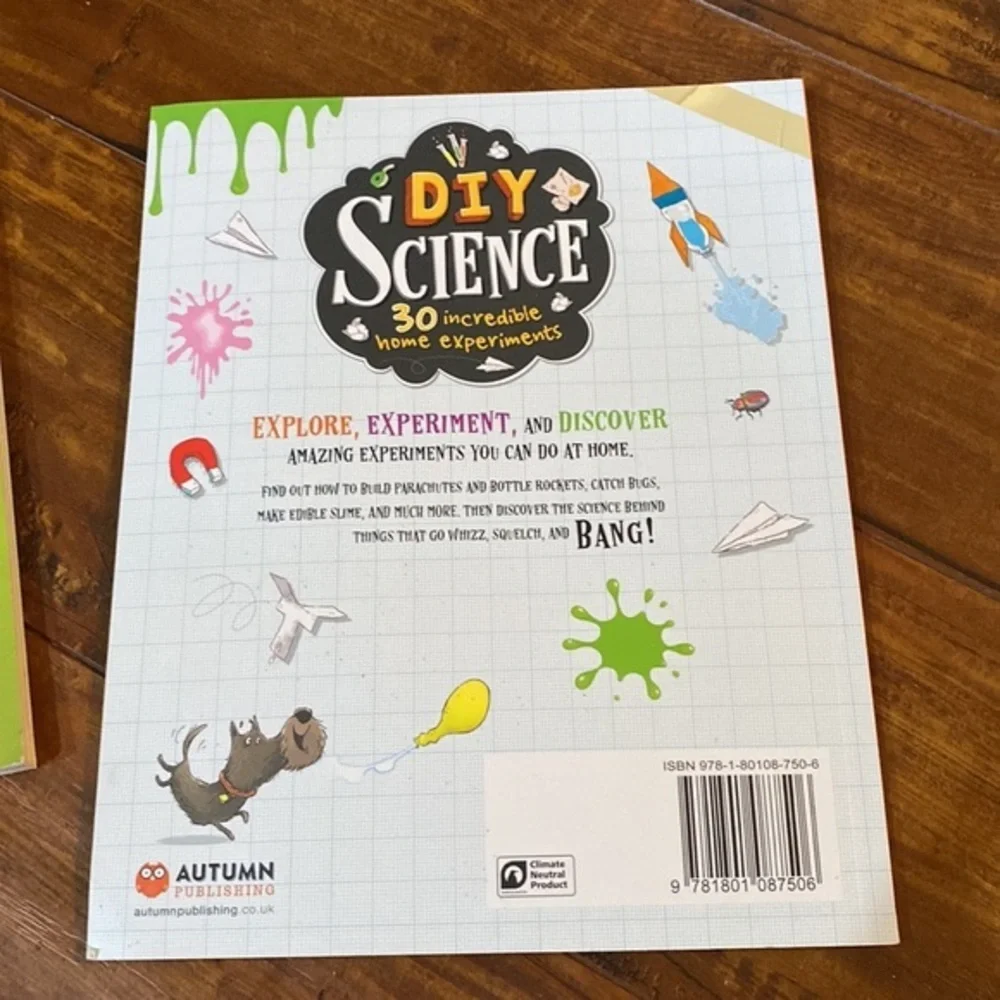 Science Fair & DIY Science Books Lot of 3 STEM Experiments Homeschool